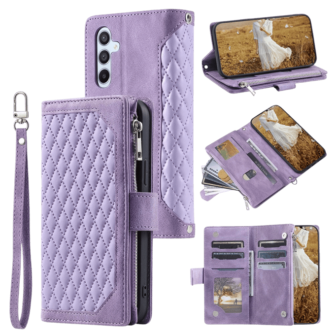 TwoTone Samsung Galaxy A37 Wallet Hoesje Paars