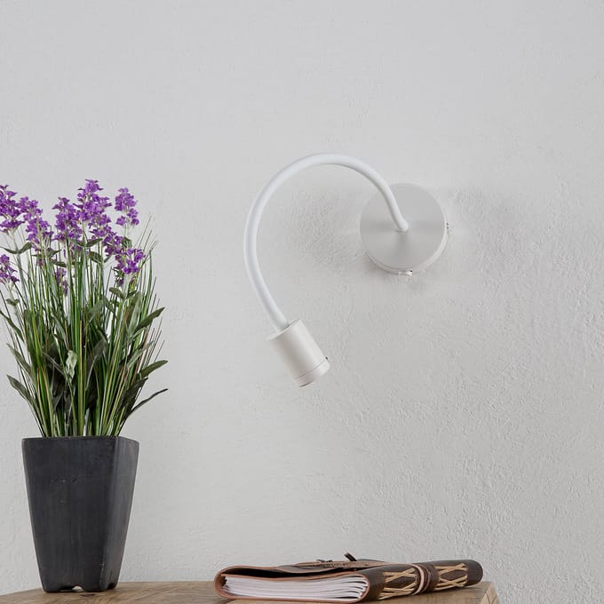 IDEAL LUX Focus flexibele LED wandlamp, wit