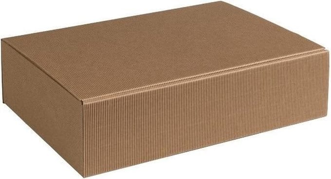 Wijndoos cadeauverpakking karton 36x26x9cmcm NATUREL (35 stuks)