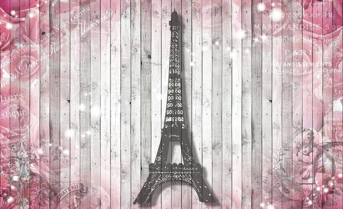 Poster | Roze | 104 x 70,5 cm