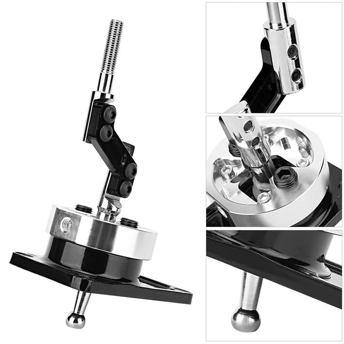 Auto Modificatie Accessoire Raceauto Handgeschakelde Korte Slag Schakelpook voor Mustang black