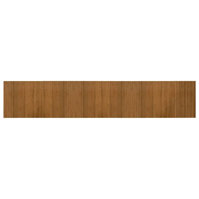 vidaXL - Vloerkleed - rechthoekig - 60x300 - cm - bamboe - bruin
