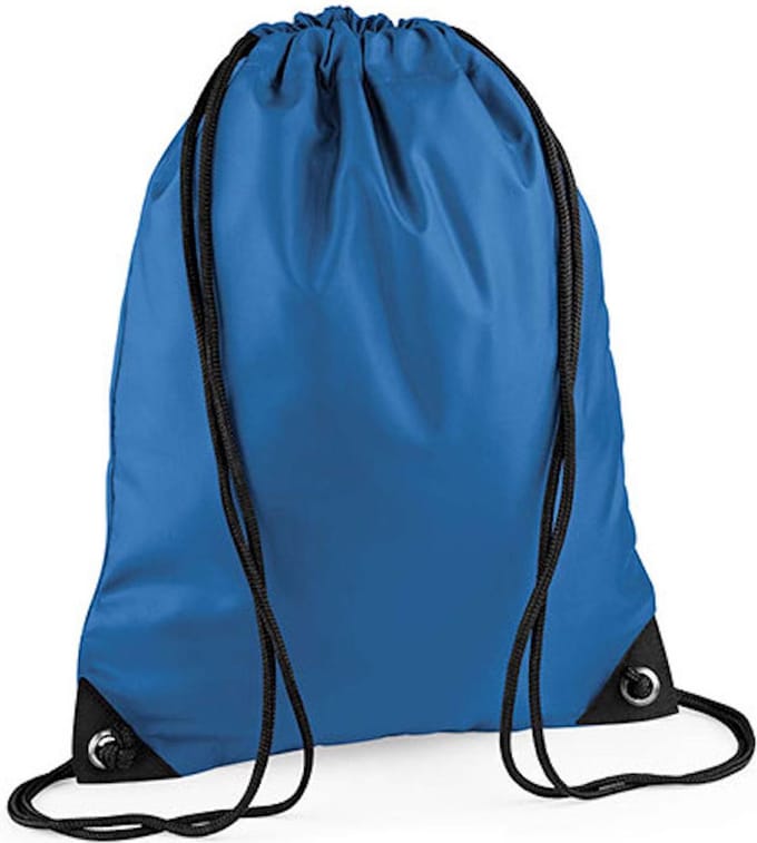 Premium Gymsac Sporttas BagBase - 11 Liter Sapphire Blue