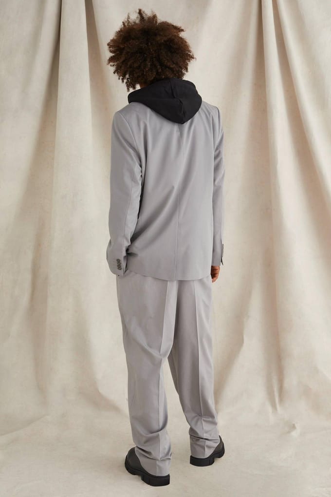 Relaxed Fit Blazer | Grey | Size 46