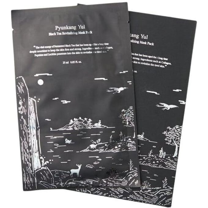 Pyunkang Yul Black Tea Revitalizing Mask Pack 25 ml – Rewitalizująca maska z czarną herbatą