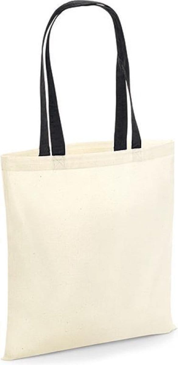 Bag for Life - Contrast Handles (Zwart)