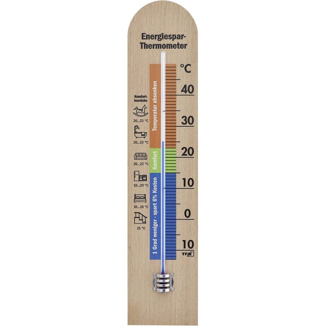 TFA Dostmann Energiespar-Thermometer Thermometer Natuur