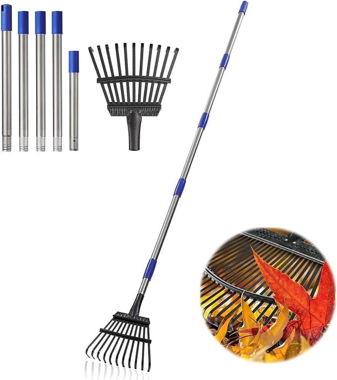 Gazonhark - Bladhark - Bladharken - Blad Hark - Hark - Tuinhark - Gazon Hark - Blad Hark - Tuin Hark - Tuingereedschap