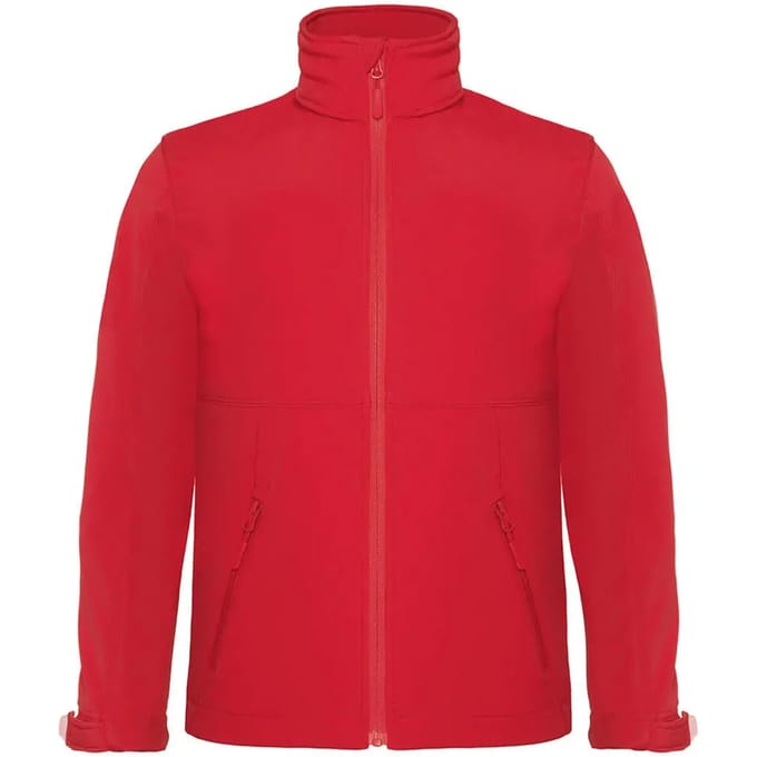 Softshell hoodie voor kinderen B&C