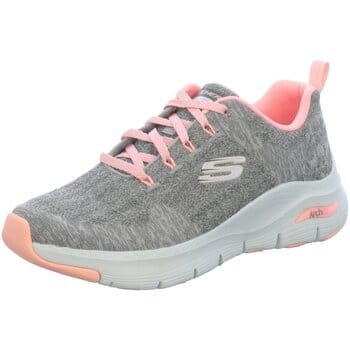 Skechers Arch Fit Comfy Wave Dames Sneakers - Grey/Pink