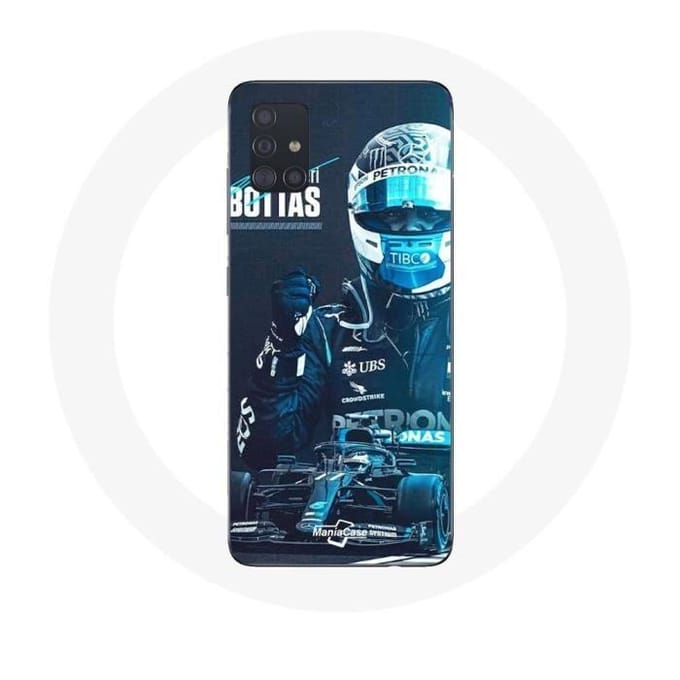 Coque - Valtteri Bottas - Samsung Galaxy A51 - Noir - Souple - Sportif noir