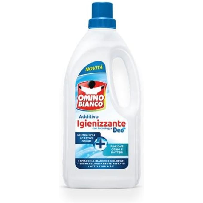 Lessive additif désinfectant 900ml - omino bianco