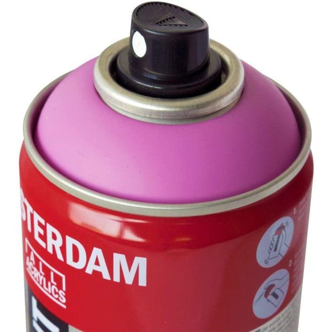 Spuitbusverf - Spraypaint - #385 - Quinacridonerose Licht - Amsterdam - 400ml