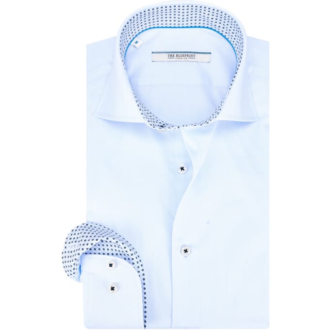 The BLUEPRINT Premium Business Overhemd Blauw Heren