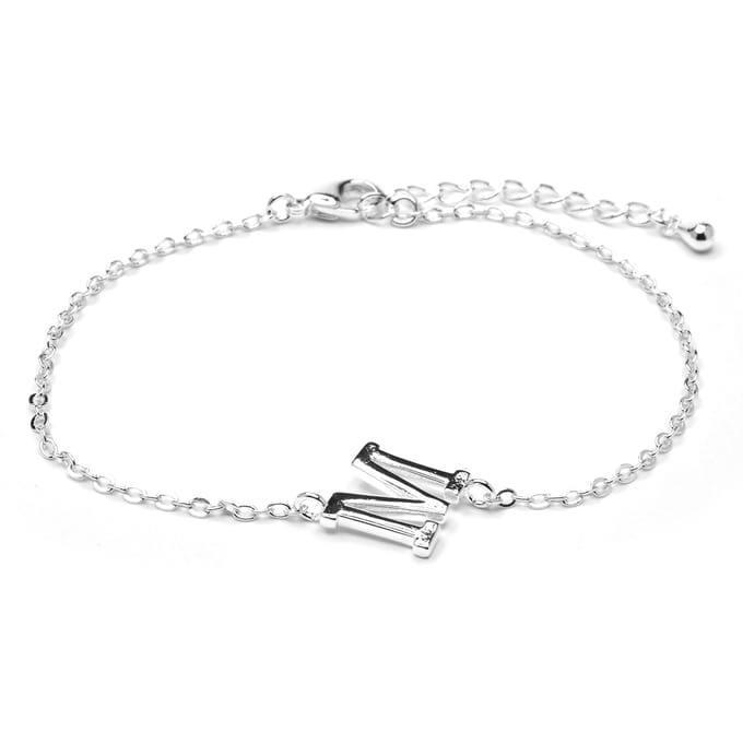 Luxenter Armband met zilveren afwerking - Alphabet