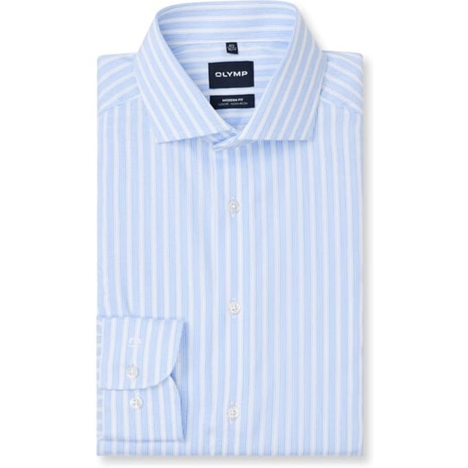 OLYMP Luxor Overhemd, Modern Fit, Royal Kent, Bleu