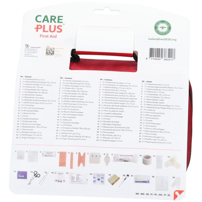 Care Plus First Aid Kit Emergency, uitgebreide EHBO-kit