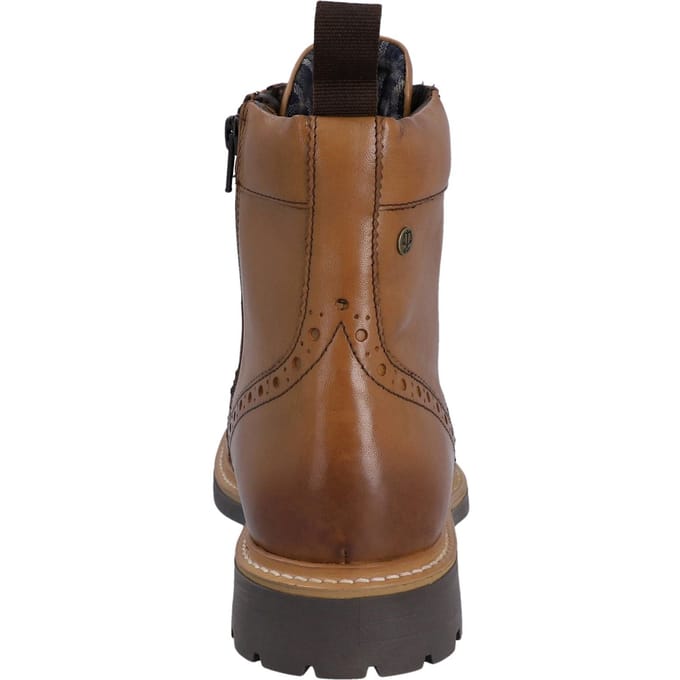 Hunter Cawdor Leer Heren Tan Brogues Schoenen