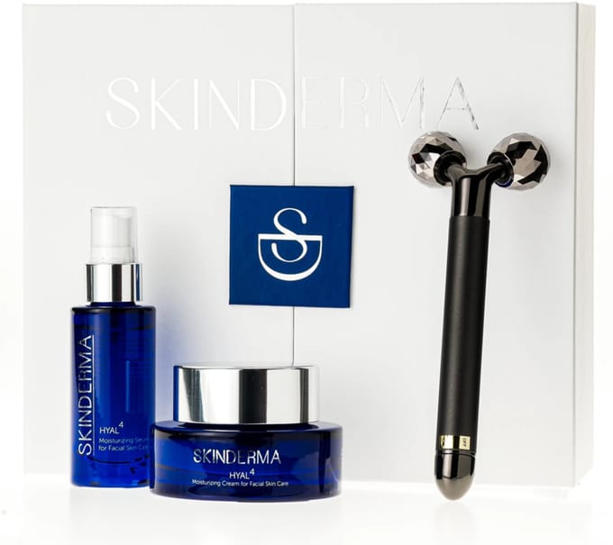 Skinderma HYAL-4 gezichtsverzorgingsset 3 stuks.
