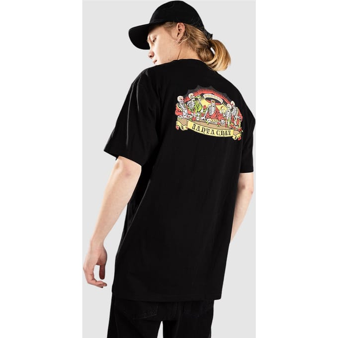 Santa Cruz Guzman Dead Diners T-Shirt zwart