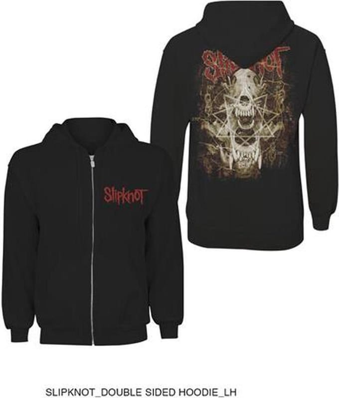 Hooded sweatshirt met rits Rock à Gogo Slipknot Skin Ticket