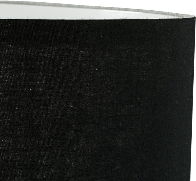 Licht-Erlebnisse - Basic - Lampenkap voor tafellamp - E14/E27 - van - Stof - in - Zwart