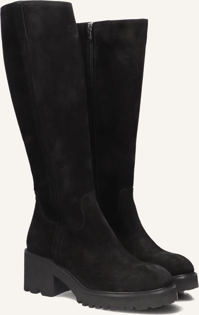 BLASZ Evs-5014 Laarzen - Suède - Dames - Zwart - Maat 42