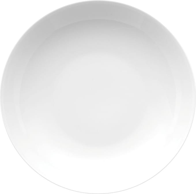 THOMAS - Medaillon White - Diep bord 23cm