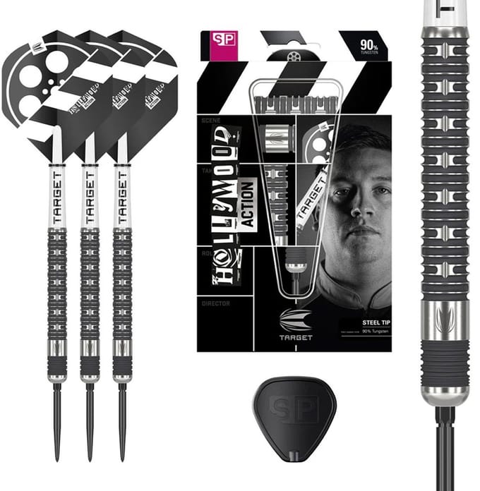 Target Chris Dobey Hollywood Action Swiss Point 90% - Dartpijlen