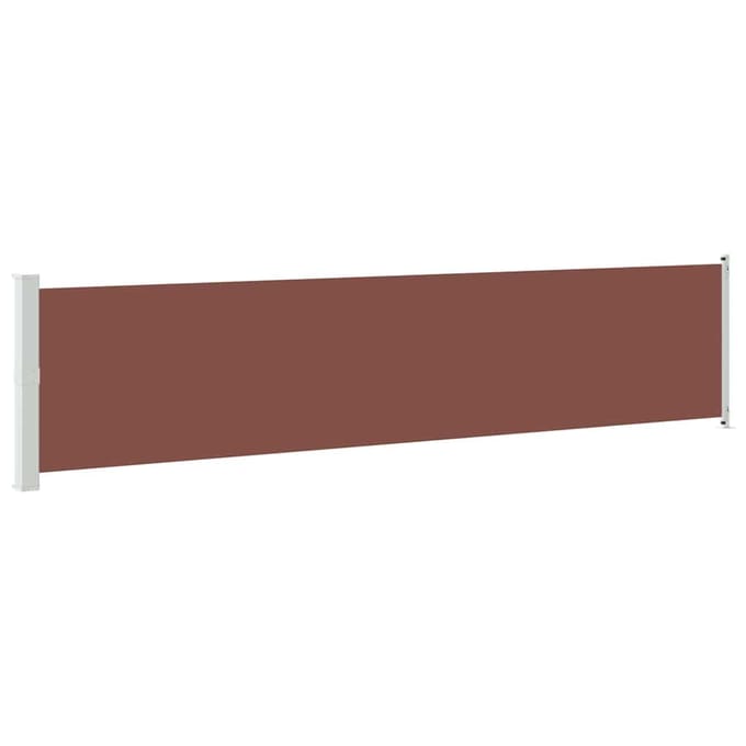 vidaXL - Tuinscherm - uittrekbaar - 140x600 - cm - bruin