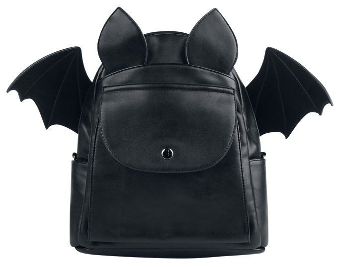 Banned - Gothic Mini rugzak - Vleermuis - voor Vrouwen - zwart