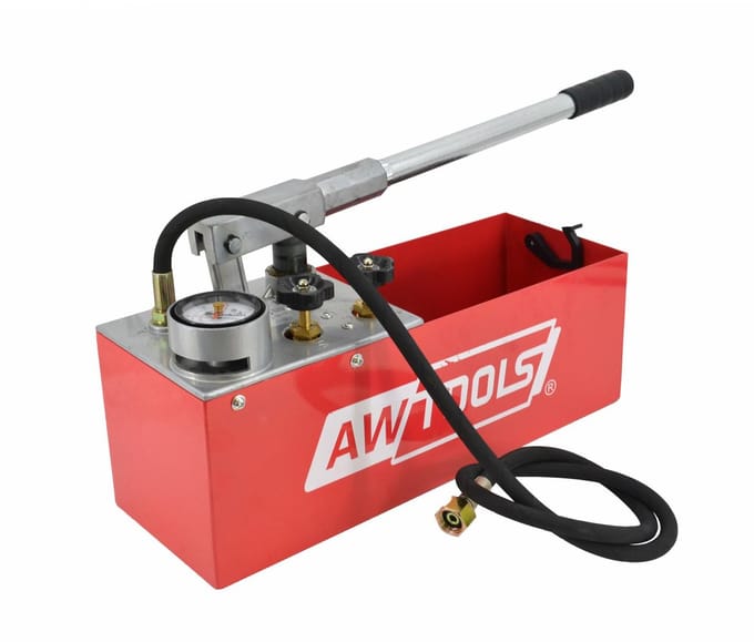 AWTOOLS AW31591 - Handmatige Druktestpomp - Staal - Ergonomisch