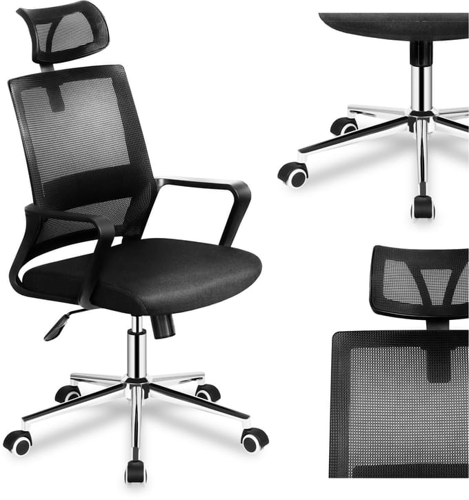 Mark Adler Manager 2.1 Ergonomische Bureaustoel - Comfortabele Computerstoel - Ademende Mesh - Zwart