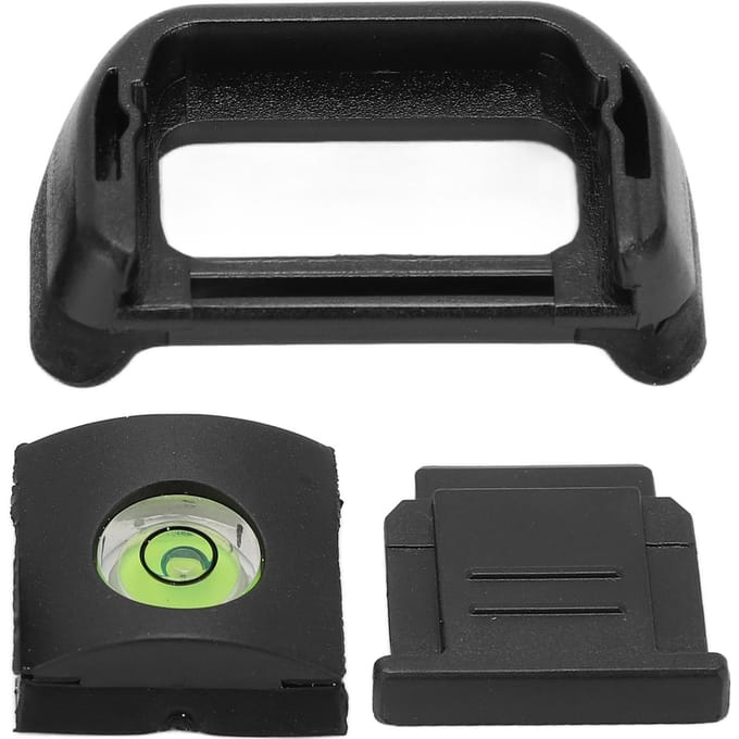 EP?17 Zoeker Oogschelp Oogschelp Koude Schoentje Deksel Waterpas Set voor A6600 A6500 Camera black