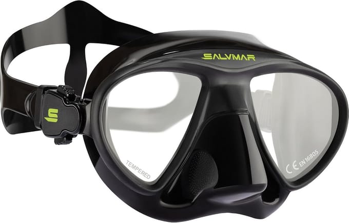 Salvimar Goblin duikmasker unisex volwassenen, zwart, eenheidsmaat