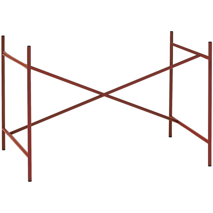 Richard Lampert Eiermann 1 tafelframe - oxidrot RAL 3009 - middelste stut - 110 x 78 cm - zonder verlenging (hoogte 66 cm)