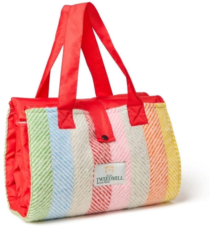 Picknickkleed Rainbow Stripe - Festival - Waterdicht - 137x170cm - Tweedmill