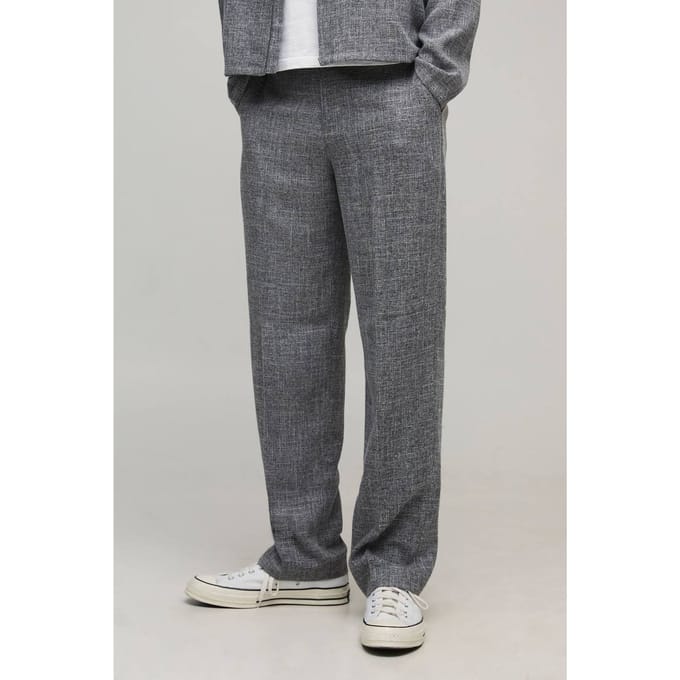 Relaxte Broek met Vaste Taille | Grey | Size 28