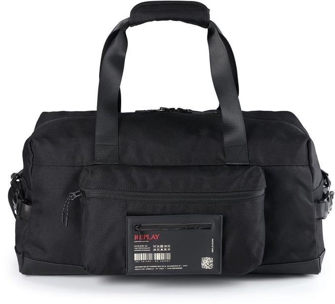 REPLAY schoudertas Weekender Black zwart
