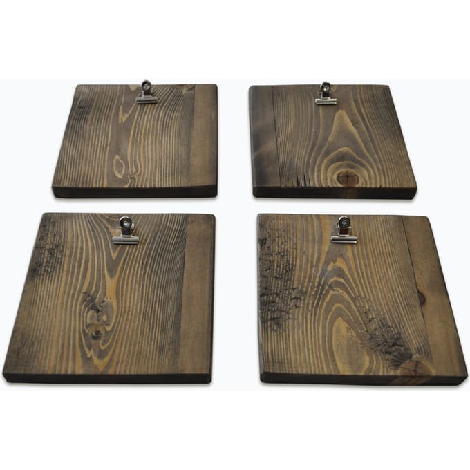 Asir - Decoratief sparrenwandaccessoire - Okkernoot - 14 x 1,6 x 14