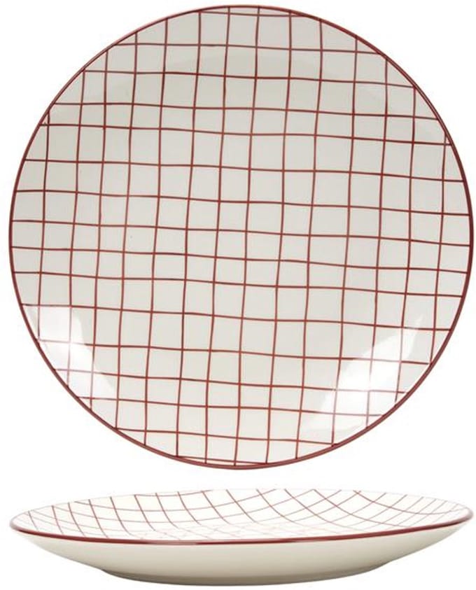Bord 'Berry' rood Ø26,5cm