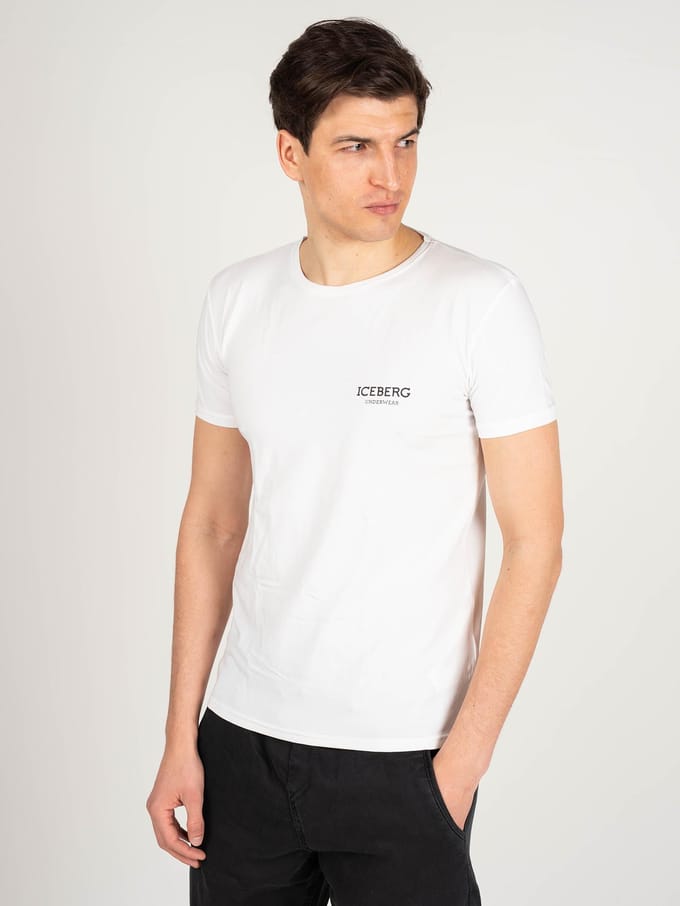 Iceberg T-shirt C-neck Mannen Wit