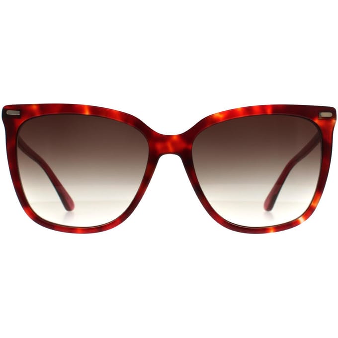 Calvin Klein Vlinder Dames Bourgondisch Havana Bruin Kleurverloop CK22532S