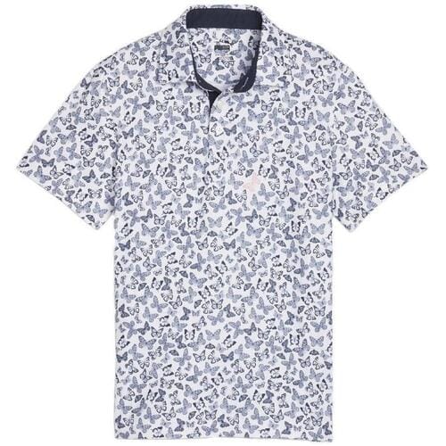Polo Shirt Korte Mouw Puma Butterflies