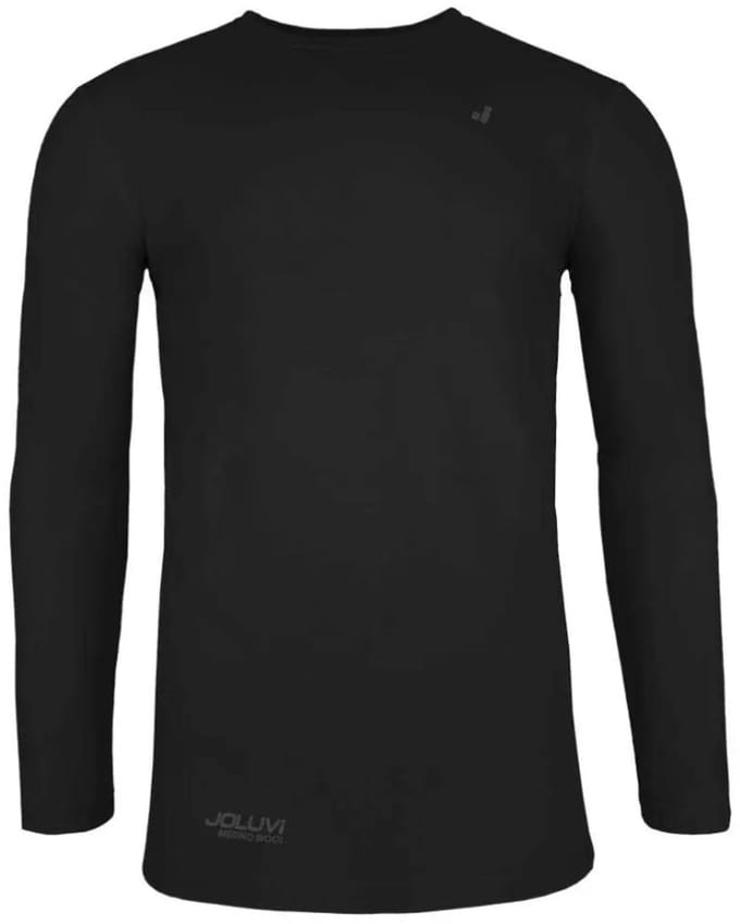 Joluvi Merino Base Lange Mouwen Basislaag Zwart M Man