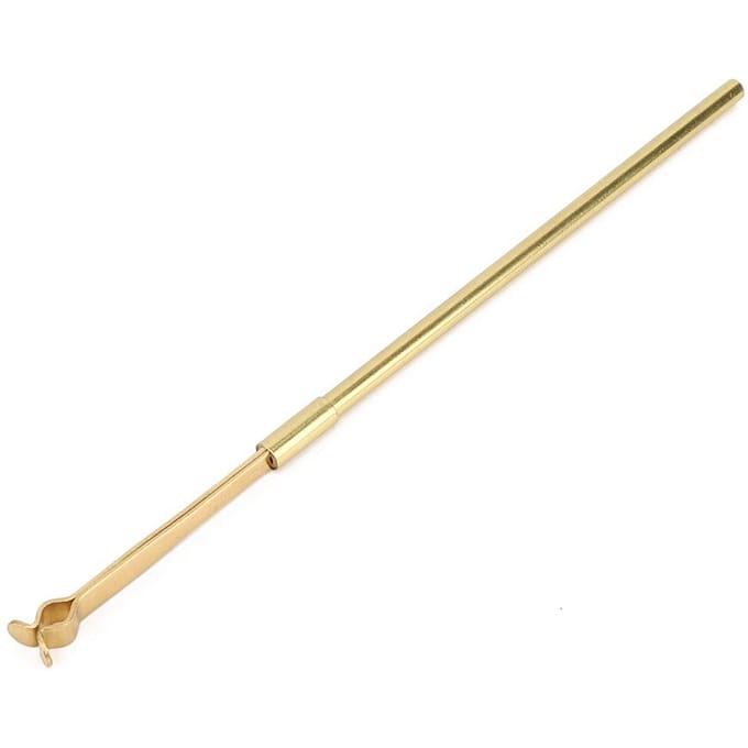 Pince de violon Outil de luthier Accessoires d'instrument de musique Laiton Or Durable pour l'âme beige