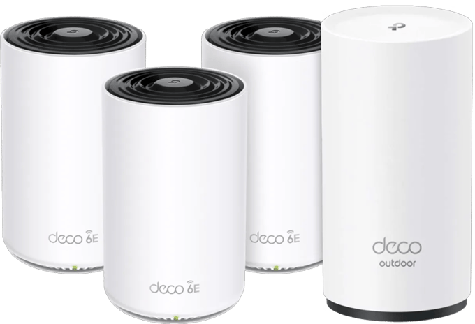 TP-Link Deco XE75 Pro 3-pack + Deco X50 Outdoor