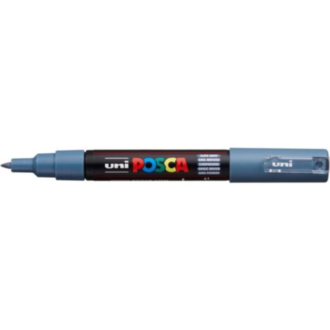 Posca marker met conische punt schrijfdikte extra-fijn leisteengrijs