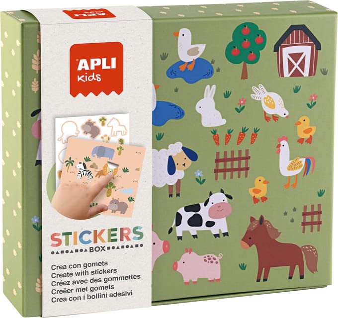 Stickerspel Dieren in de natuur - APLI Kids