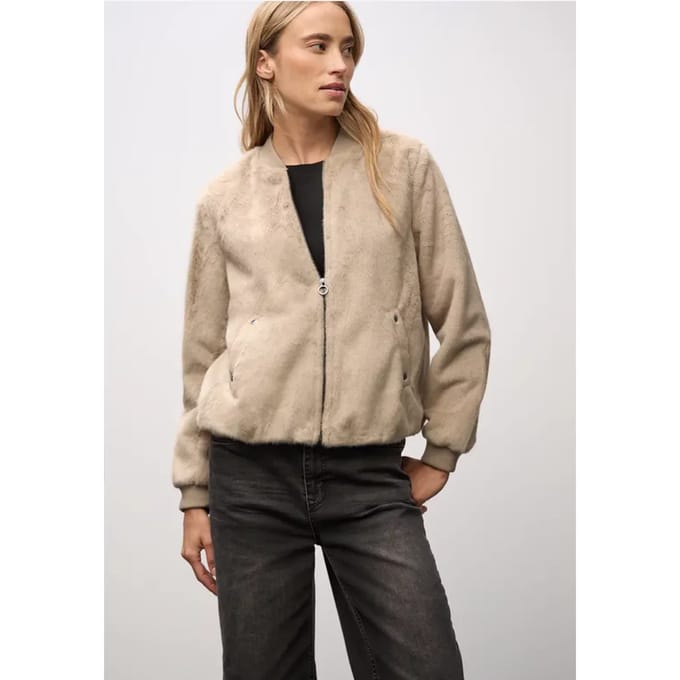 Blouson van imitatiebont
